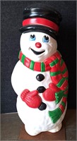 39" TALL SNOWMAN CHRISTMAS LIGHTED BLOW MOLD DECOR