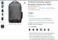 SR2223  Timbuk2 Authority Laptop Backpack Deluxe