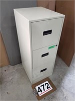 3 drawer file - no key