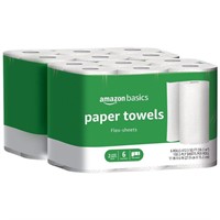 Amazon Basics 2-Ply Paper Towels, Flex-Sheets, 6