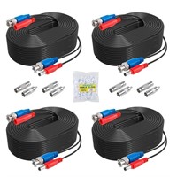 ANNKE 4 Pack 30M/100ft All-in-One Video Power Cabl
