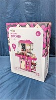 (1) Pink Modern Kitchen Playset