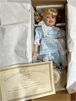 Heritage Porcelain Doll w/box and COA
