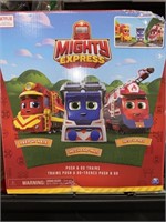 Mighty Express, 3-Pack Push and Go Toy Trains