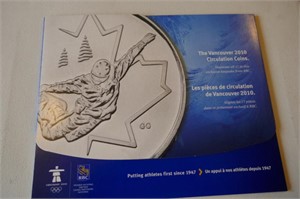 2010 RBC Vancouver Olympics 25 Cent Coin Set
