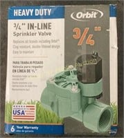 Orbit Heavy Duty 3/4” In-Line Sprinkler Valve
