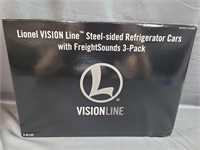 NIB Lionel O Gauge Vision Line Refrigerator Cars