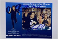 Autograph James Bond Licence to Kill Photo