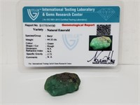 44.53ct Natural Emerald Gemstone Rough