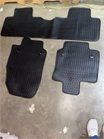 Set of 3 Vehicle Floor Mats