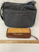 Grey lug purse, Samantha brown wallet