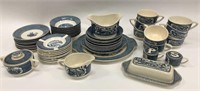 Huge Lot of Blue & White China