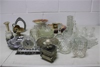 Large Miscellaneous Lot incl Vintage Glass