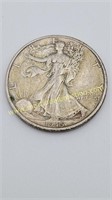 1945 D Walking Liberty Half Silver Dollar
