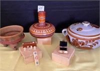 Made in Mexico Pottery, Miniature Dominoes