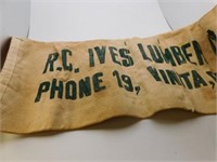 NAIL APRON FROM R.C. IVES LUMBER CO