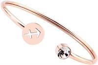 Zodiac Crystal Cuff Bracelet
