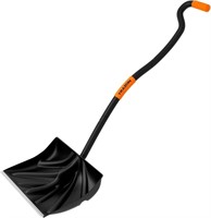 Snow Shovel Heavy Duty for Driveway, (Black)