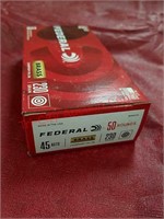 50 rds Federal 45 ACP ammo ammunition