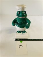 Large Chef Frog cookie jar