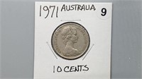 1971 Australia Ten Pence gn4009