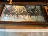 Clydesdale Pictures Framed, Jesus and Solider