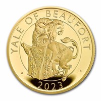 2023 1 Oz Gold Royal Tudor Yale Of Beaufort Proof