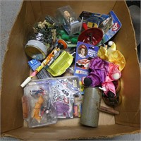 Box Lot of Assorted Toys & Noisemakers