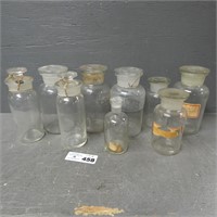 Apothecary Glass Medicine Bottles