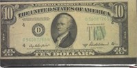 1950B $10 *Off Center Printed* US Note
