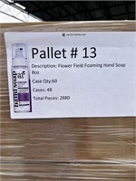 Hand Soap Foaming Flower Field 8oz Qty 2880 X $