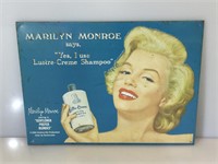 Marilyn Monroe tin, 16x12 inches