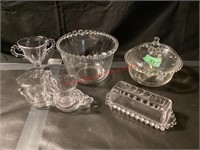 Assorted Candlewick - C&S, Butter Dish & More