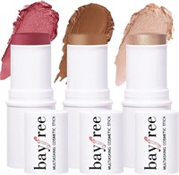 KIMUSE Multi Stick Trio Face Makeup, Cream Blush