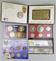 Gold Stamp, 2 Proof Sets, '09 Quarters, Sacagawea