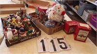 2 Flats of Christmas Items