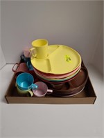 Vintage Plastic Dishware