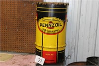 35 Gallon Grease barrel about 1/2 full