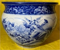 M - ASIAN PORCELAIN PLANTER 9.5X12" (K23)