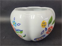 Elizabeth Arden Colorful Floral Vase / Planter