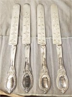 ANTIQUE TIFFANY & CO STERLING SILVER DINNER KNIVES