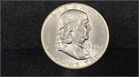 1956 Silver Franklin Half Dollar higher grade