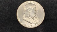1955 Silver Franklin Half Dollar higher grade