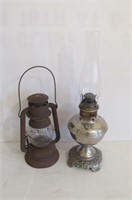 Oil Lamp + Barn Lantern
