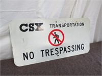 CSX Railroad Yard Sign