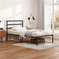 Twin Size Platform Bed Frame with