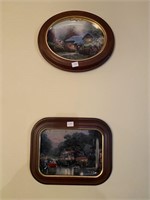 Thomas Kinkade Framed Plates