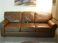 Leather Couch 87"