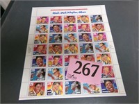 US STAMPS ROCK N ROLL RHYTHM AND BLUES MINT SHEET