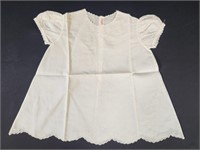VINTAGE WHITE ALL COTTON INFANT DRESS ...